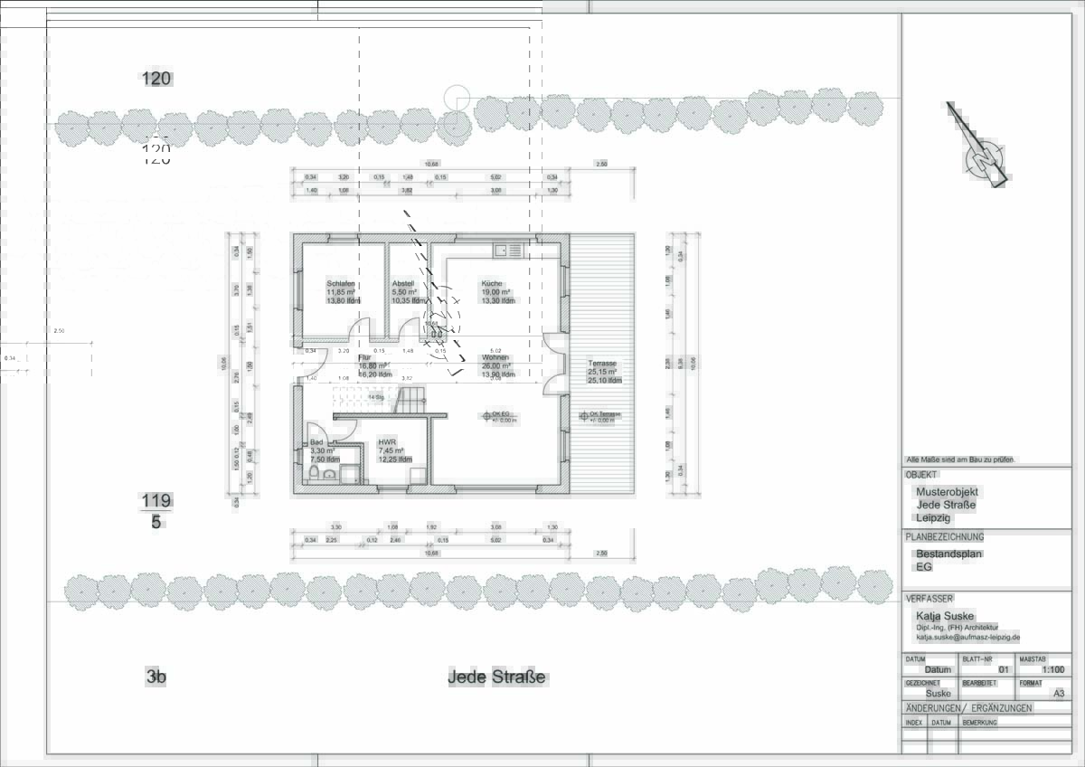 Services
Example of a floor plan